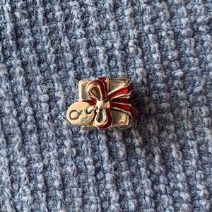Silver christmas gift pandora charm